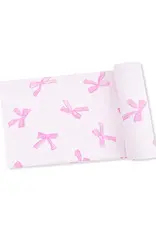 Angel Dear Swaddle Blanket Pretty Bows