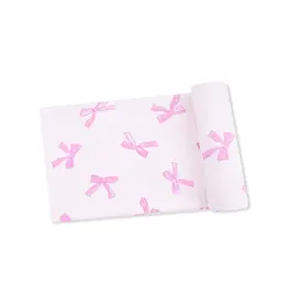 Angel Dear Swaddle Blanket Pretty Bows