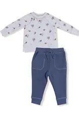 Angel Dear Raglan Sport Sweatshirt And Jogger Set Football Field Goal