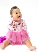 Angel Dear L/S Tutu Bodysuit Pink Game Day