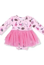 Angel Dear L/S Tutu Bodysuit Pink Game Day