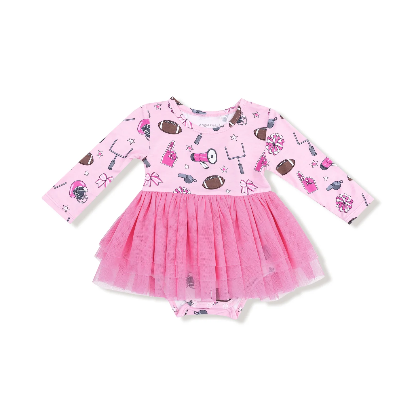 Angel Dear L/S Tutu Bodysuit Pink Game Day
