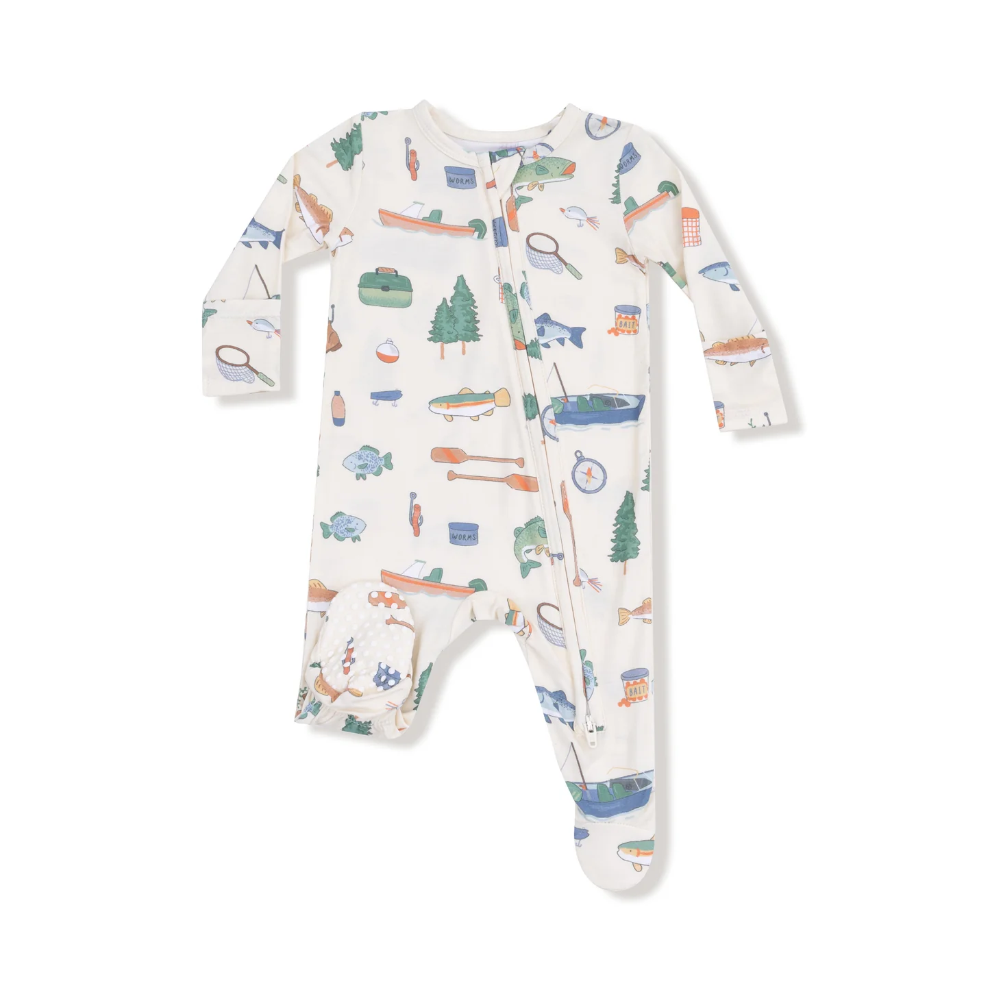 Angel Dear 2 Way Zipper Footie Fishing Things