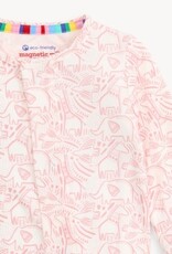 Magnetic  Me  Pink Herds of a Feather Modal Footie