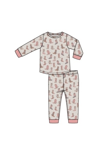 Angel Dear  L/S Loungewear Set Future Cowgirl