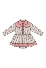 Angel Dear  L/S Cowgirl Bodysuit Dress Future Cowgirl