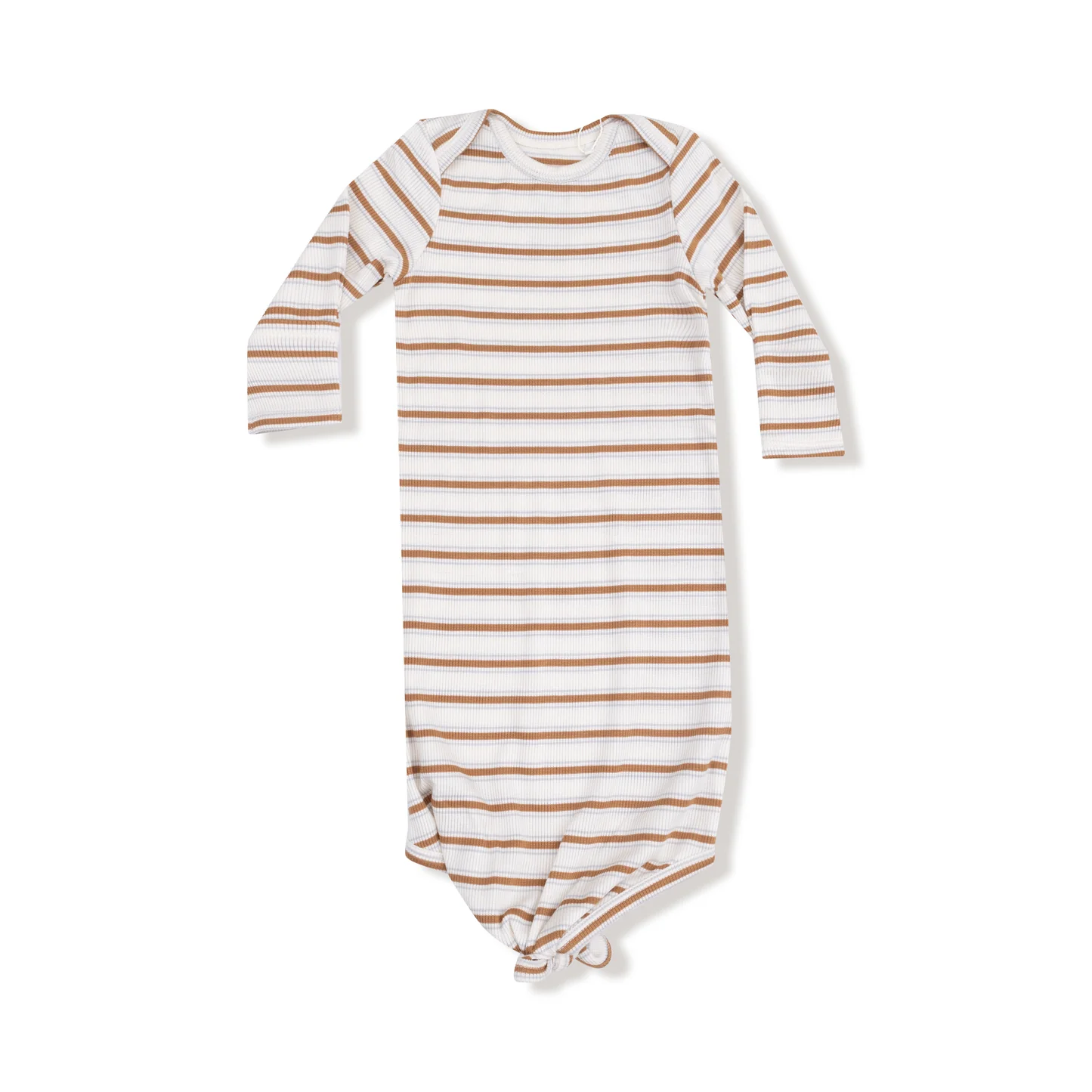 Angel Dear Vintage Stripe Brown Knotted Gown