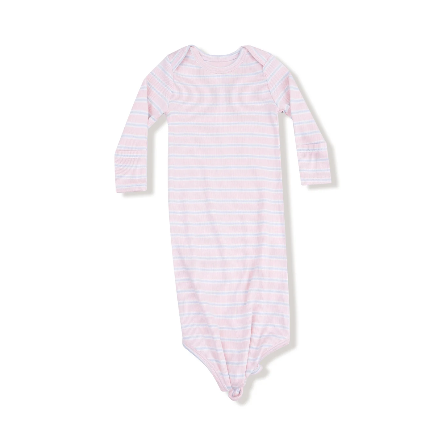 Angel Dear Multi Stripe Pink Knotted Gown