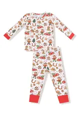 Angel Dear Cowboy Christmas Cookies L/S Loungewear Set