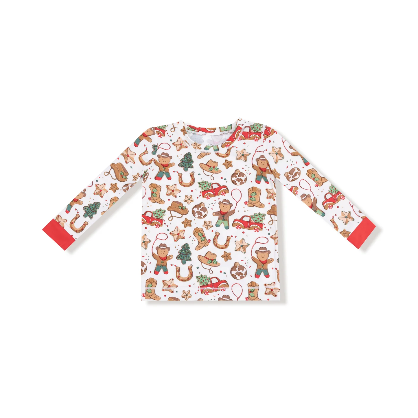 Angel Dear Cowboy Christmas Cookies L/S Loungewear Set
