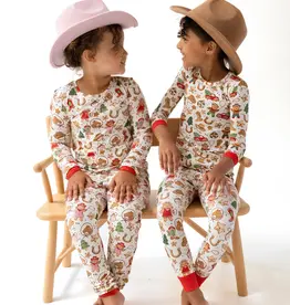 Angel Dear Cowgirl Christmas Cookies L/S Loungewear Set