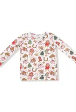 Angel Dear  Cowgirl Christmas Cookies L/S Loungewear Set
