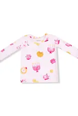 Angel Dear Hanukkah Pink Loungewear Set