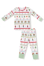 Angel Dear Nutcracker Fair Isle L/S Loungewear Set