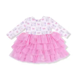 Angel Dear Big Sis - L/S Layered Tulle Dress