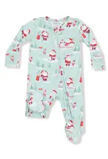 Angel Dear Golfing Santa and Elves 2 Way Zipper Footie