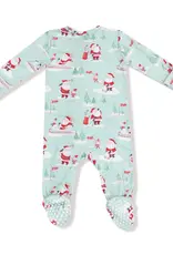 Angel Dear Golfing Santa and Elves 2 Way Zipper Footie