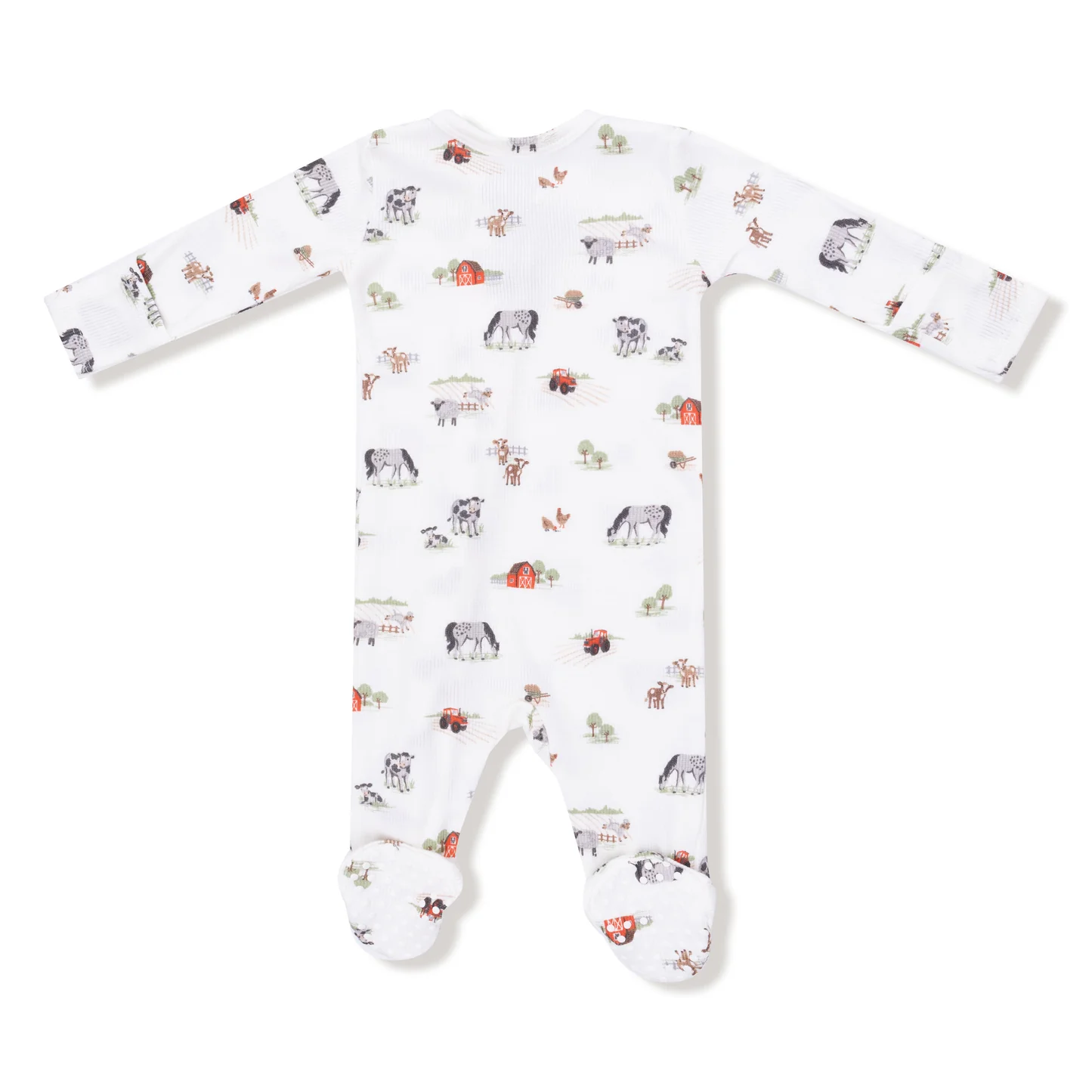 Angel Dear Little Farm - 2 Way Zipper Footie