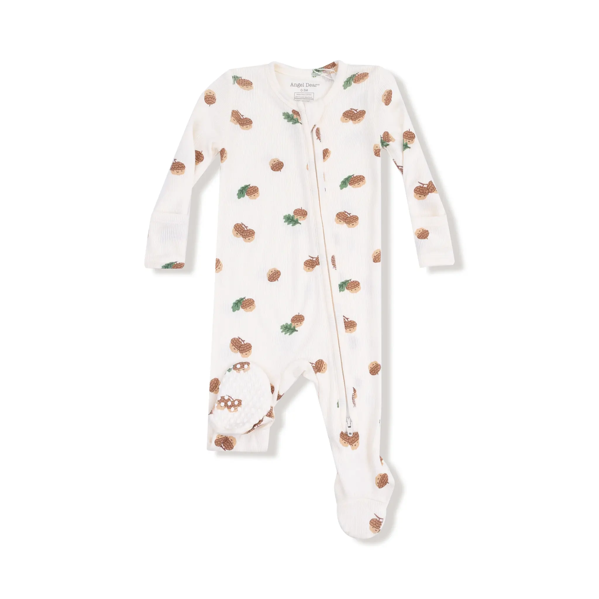 Angel Dear Tiny Acorns 2 Way Zipper Footie