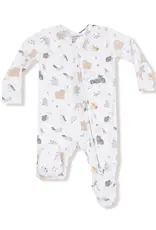 Angel Dear Woodland Babies 2 Way Zipper Footie