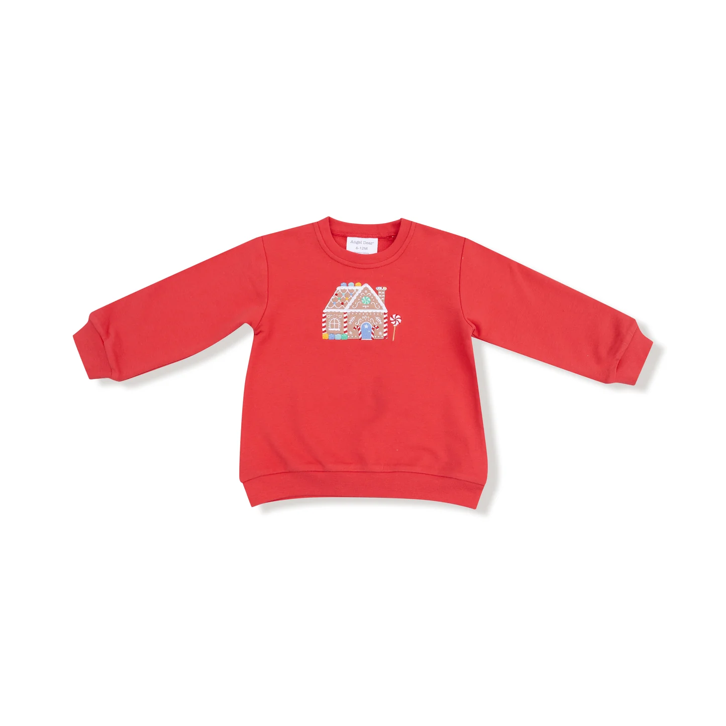Angel Dear Candy Canes Puffy L/S Oversized Sweatshirt & Flared Pant