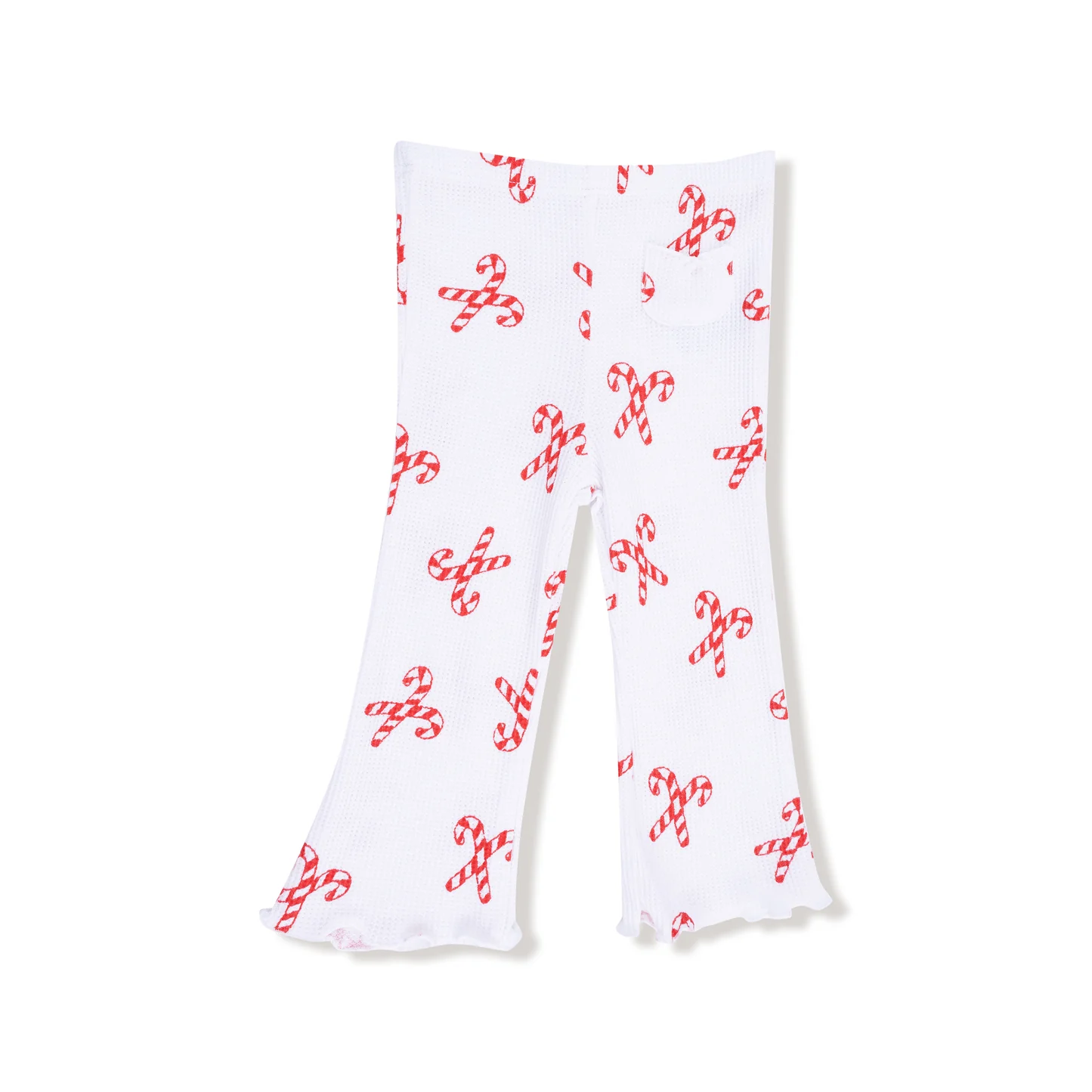 Angel Dear Candy Canes Puffy L/S Oversized Sweatshirt & Flared Pant