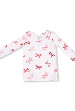 Angel Dear Candy Cane Bows Loungewear Set