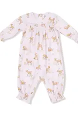 Angel Dear Little Fawn - Smocked L/S Romper