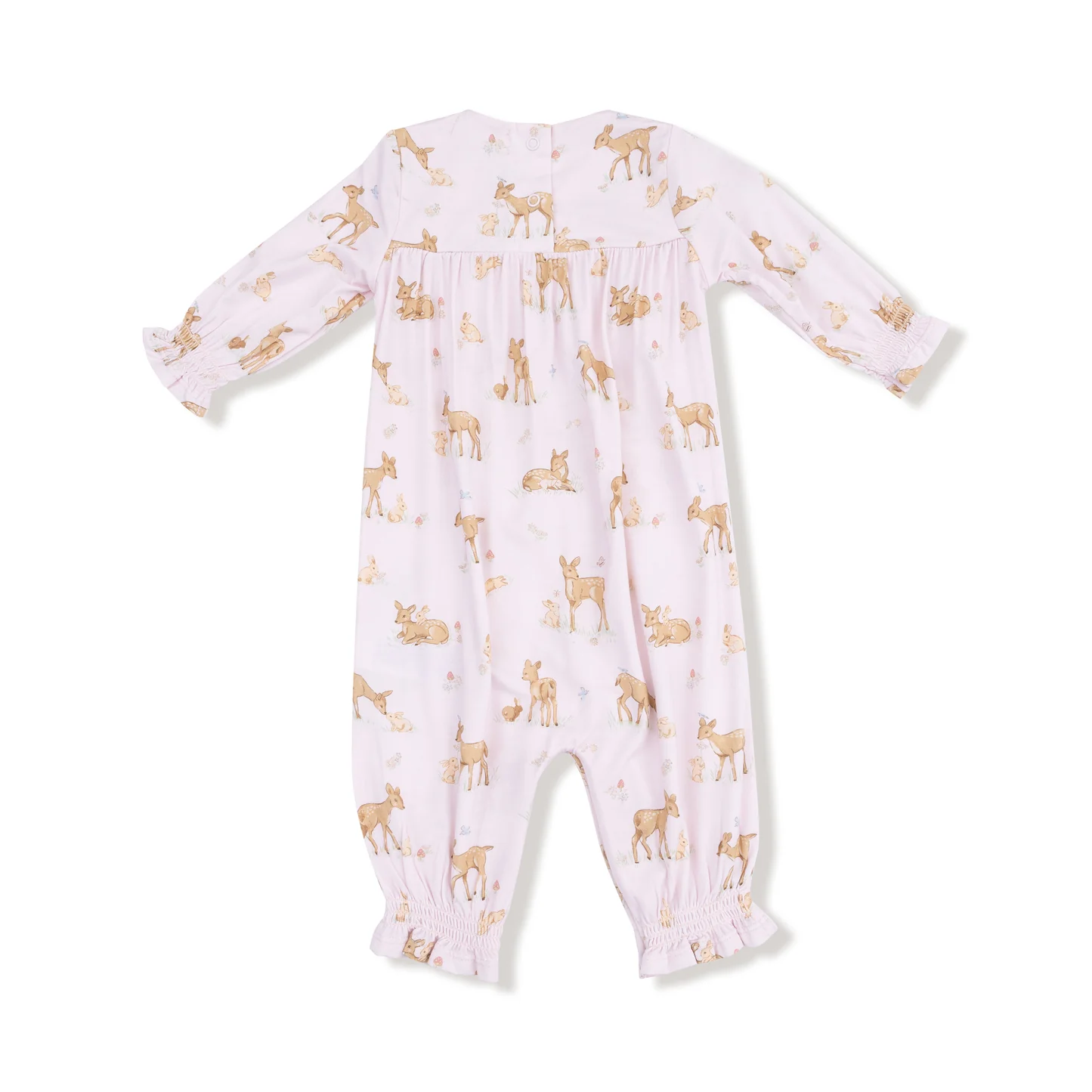 Angel Dear Little Fawn - Smocked L/S Romper