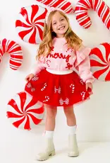 Sweet Wink Candy Cane Coquette Sequin Christmas Tutu