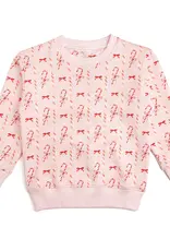 Sweet Wink Candy Cane Lane Christmas Sweatshirt Ballet