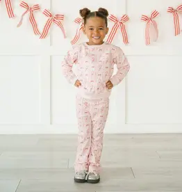 Sweet Wink Candy Cane Lane Christmas Flare Legging