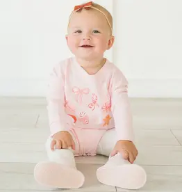 Sweet Wink Christmas Fun Long Sleeve Romper Ballet