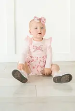 Sweet Wink Candy Cane Confetti Christmas Long Sleeve Tutu Bodysuit