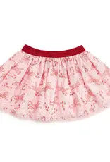 Sweet Wink Candy Cane Bow Printed Christmas Tutu