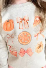 Sweet Wink Thankful Cutie Thanksgiving Sweatshirt Natural