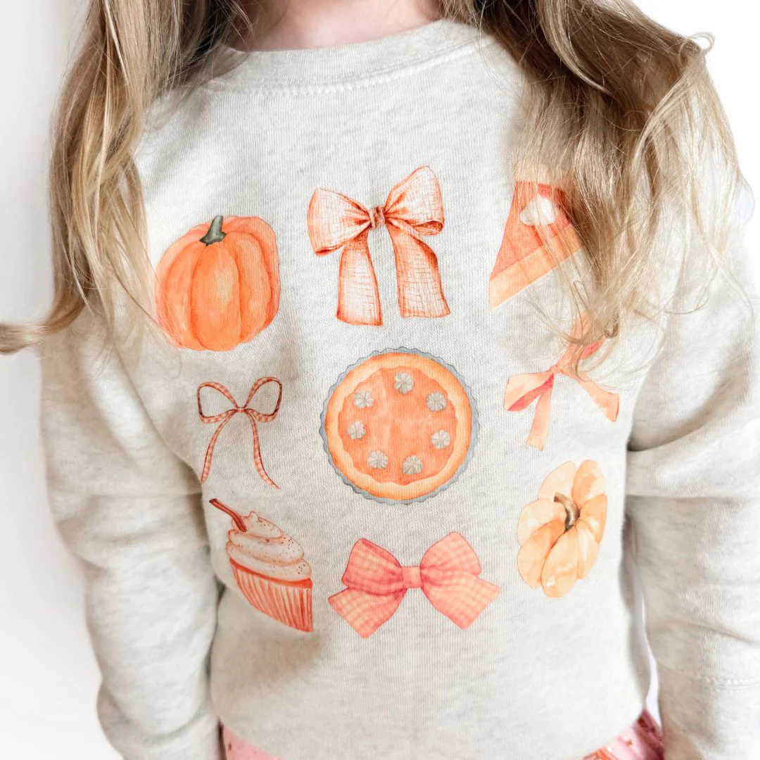 Sweet Wink Thankful Cutie Thanksgiving Sweatshirt Natural