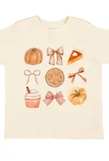 Sweet Wink Thankful Cutie Thanksgiving Short Sleeve T-Shirt Natural