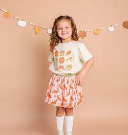 Sweet Wink Thankful Cutie Thanksgiving Short Sleeve T-Shirt Natural