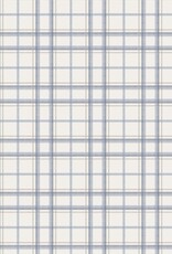 Angel Dear Blue Plaid Howdy Embroidery L/S Western Pearl Snap Shirt