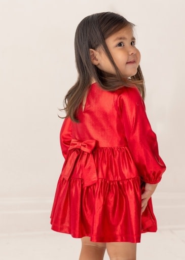 Mabel and Honey | Isobella and Chloe Ruby Red Dress