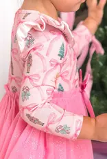 Sweet Wink Nutcracker Trellis Christmas Long Sleeve Tutu Dress