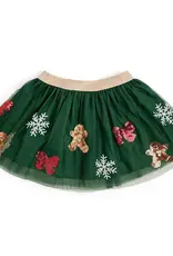 Sweet Wink Gingerbread Joy Sequin Christmas Tutu