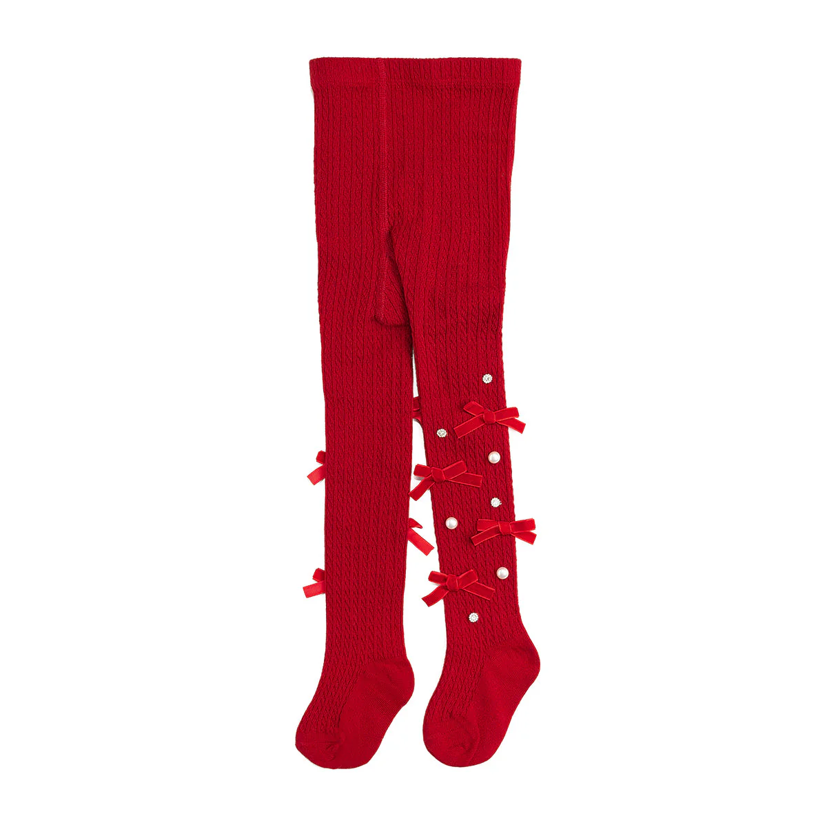 Sweet Wink Ruby Red Bedazzled Tights