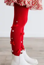 Sweet Wink Ruby Red Bedazzled Tights