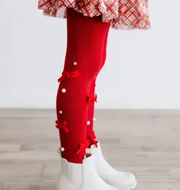 Sweet Wink Ruby Red Bedazzled Tights
