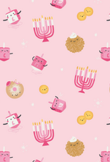 Angel Dear Hanukkah Pink Loungewear Set