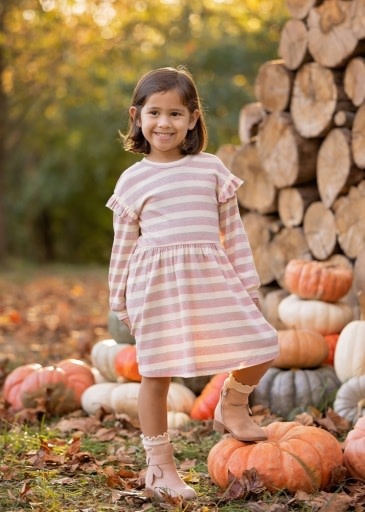 Mabel and Honey | Isobella and Chloe  Candy Stripe Dress
