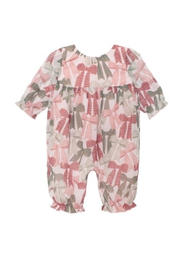Mabel and Honey | Isobella and Chloe Bow-tiful Romper