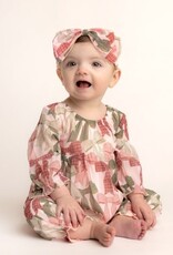 Mabel and Honey | Isobella and Chloe Bow-tiful Romper